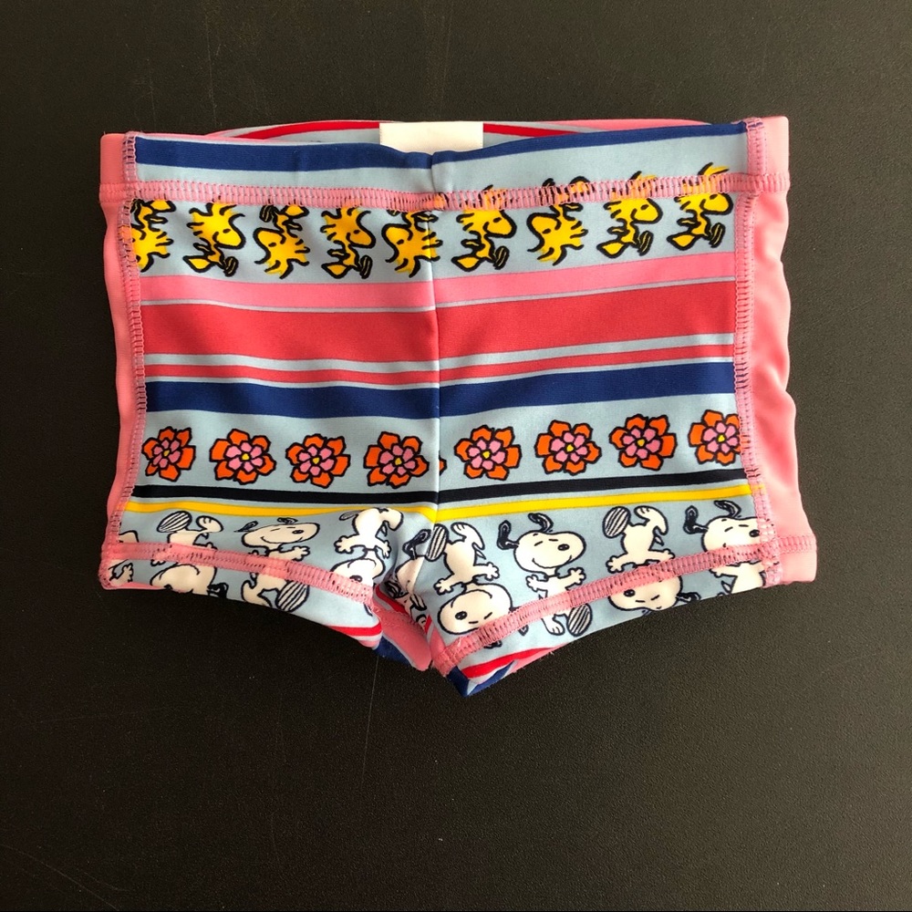 Hanna Andersson Peanuts Snoopy Swim Bottoms Size 6-12 Months (70cm)